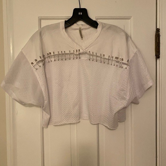 Emma & Sam White Jersey Tee - Picture 1 of 4